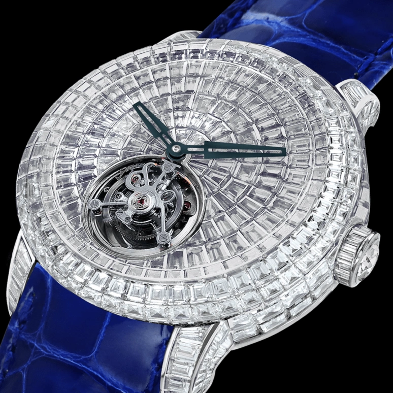 Jacob & Co.,Caviar Tourbillon ,Handwound,100hours,In-house Caliber,CV201,CV201.30.BD.BD.A