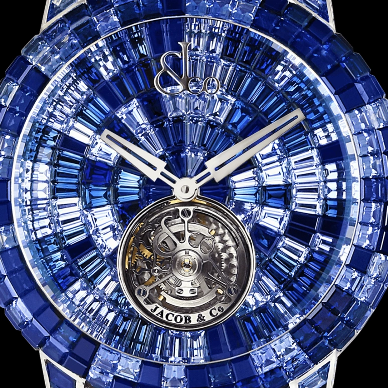 Jacob & Co.,Caviar Tourbillon 47mm,47mm,Gold,White Gold,Handwound,100hours,In-house Caliber,CV201,CV201.30.CB.CB.A