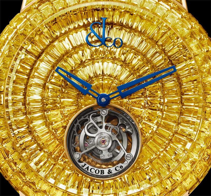 Jacob & Co.,Caviar Tourbillon 140mm,140mm,Yellow Gold,Gold,Handwound,100hours,In-house Caliber,CV201,CV201.50.YD.UA.A