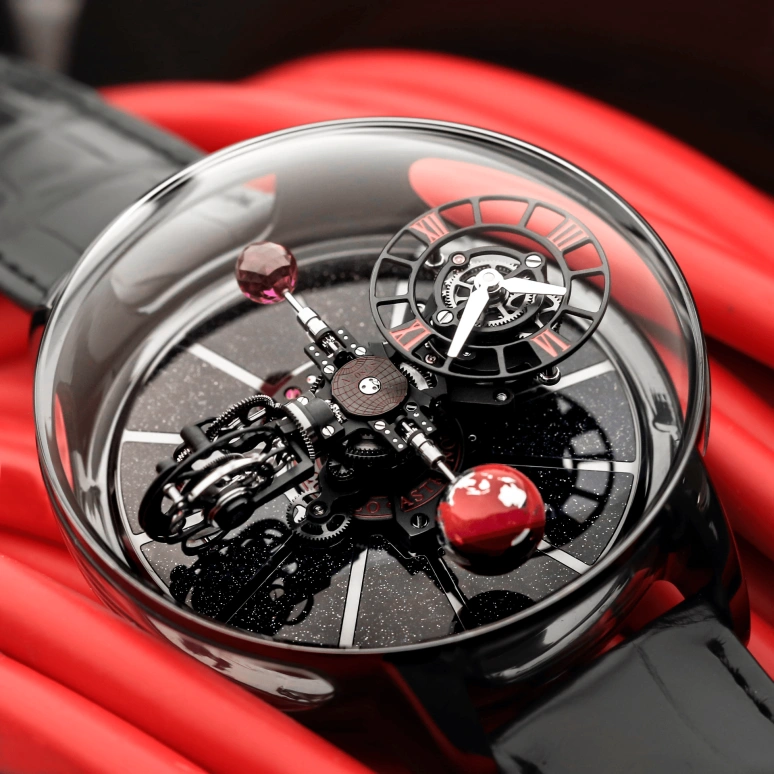 Jacob & Co.,Astronomia ,Ceramic,Handwound,60hours,In-house Caliber,AT100,AT100.95.KR.SR.B