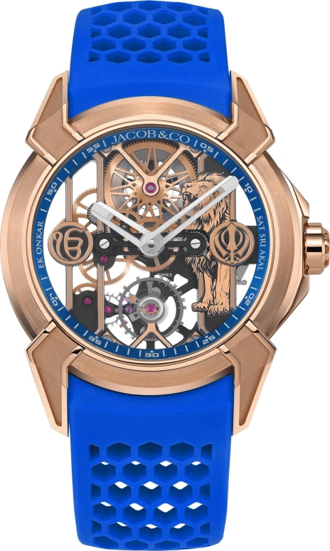 Jacob & Co.,EPIC 44mm,44mm,Rose Gold,Handwound,48hours,In-house Caliber,EX113,EX113.43.AE.AA.ABRUA