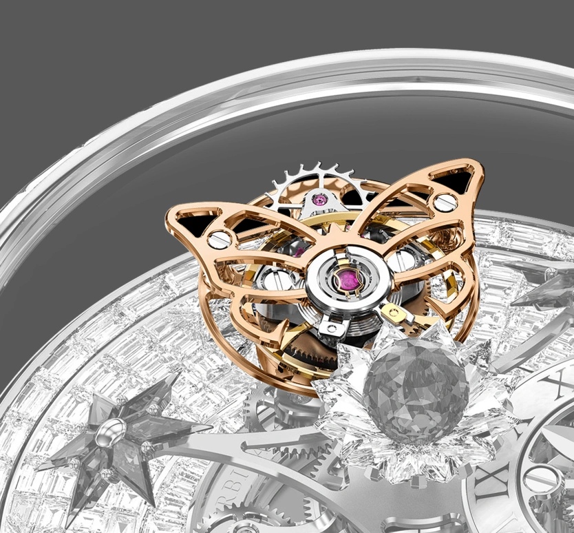 Jacob & Co.,Fleurs de Jardin ,Rose Gold,Gold,Handwound,48hours,In-house Caliber,AF921,AF921.40.BD.AA.A