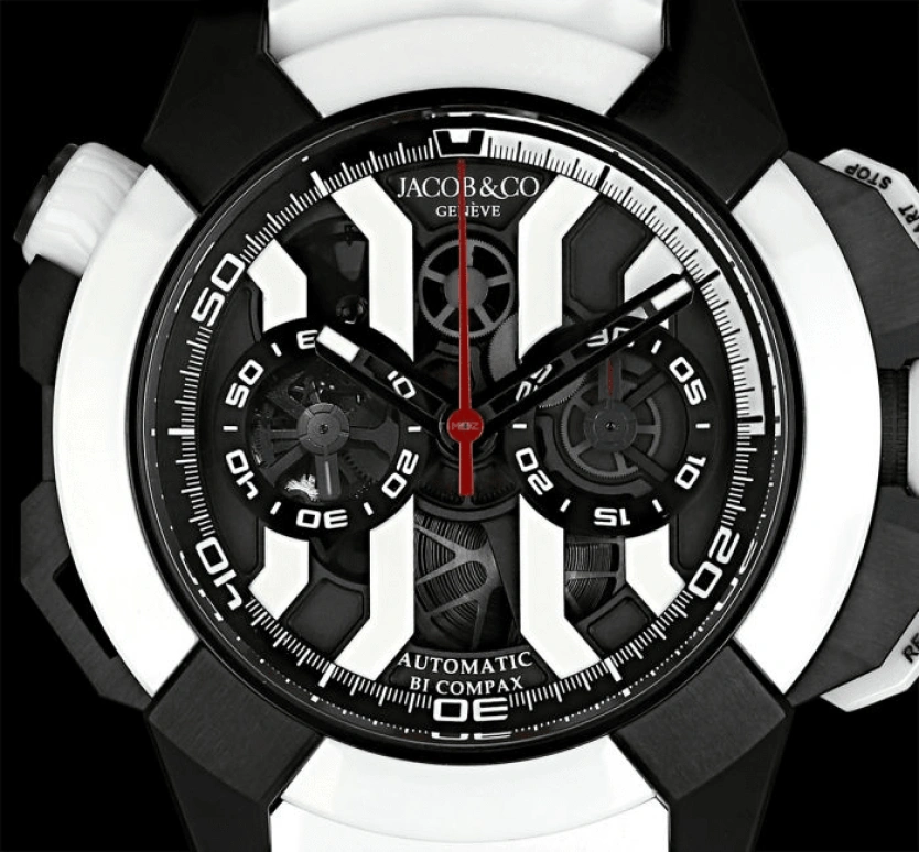 Jacob & Co.,EPIC ,Titanium,48hours,In-house Caliber,Sapphire,EC312,EC312.21.SD.BX.A