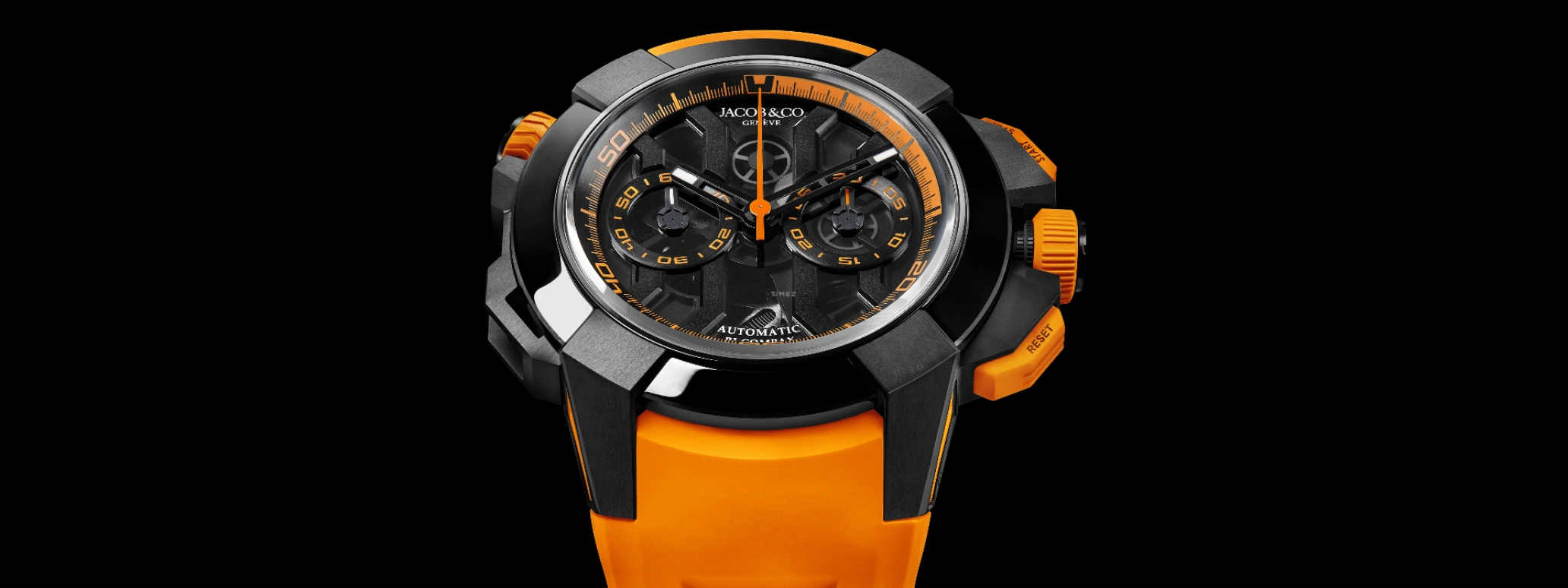 Jacob & Co.,EPIC ,Titanium,48hours,In-house Caliber,Sapphire,EC313,EC313.21.SB.BO.E