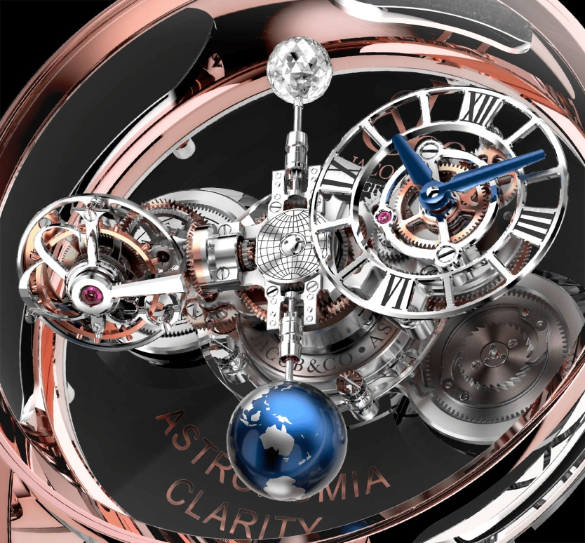 Jacob & Co.,Astronomia 50mm,50mm,Rose Gold,Gold,Handwound,60hours,In-house Caliber,AT120,AT120.40.AD.SD.A