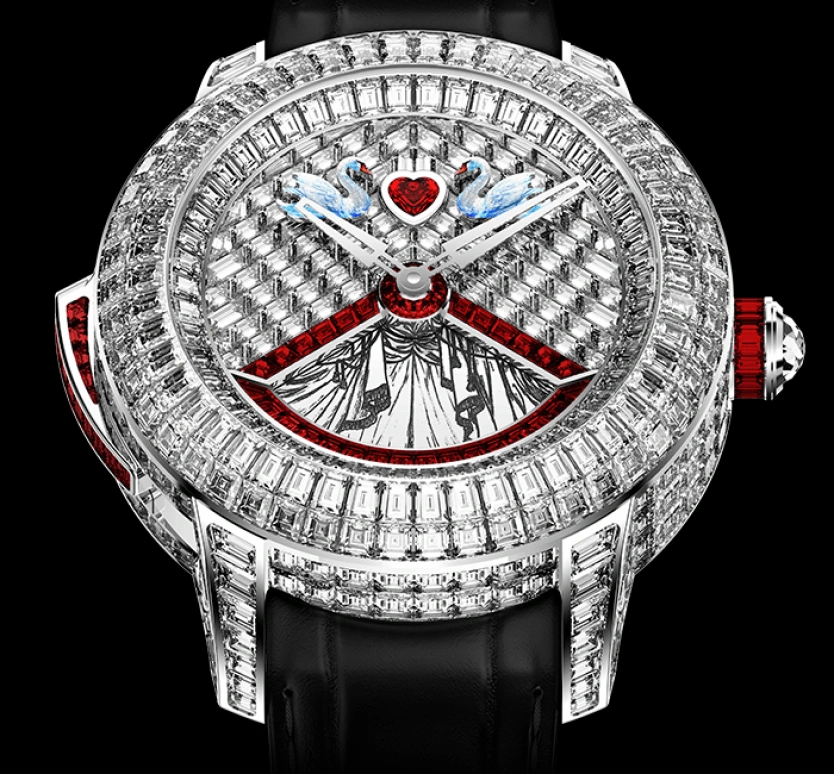Jacob & Co.,Rasputin 47.60mm,47.60mm,White Gold,Silver,Minute Repeater,Sapphire,Round,CT200,CT200.30.BD.UB.A