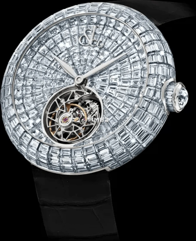 Jacob & Co.,Brilliant 47mm,47mm,White Gold,Silver,Handwound,Tourbillon,Sapphire,Rihanna,BT546,BT546.30.BD.BD.ABALA