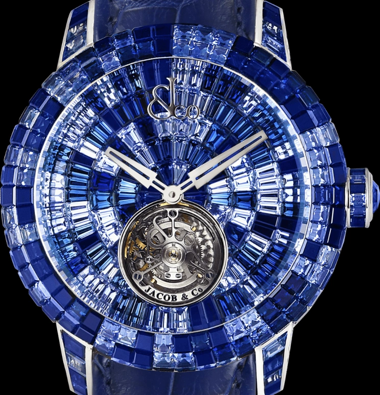 Jacob & Co.,Caviar Tourbillon 47mm,47mm,Gold,White Gold,Handwound,100hours,In-house Caliber,CV201,CV201.30.CB.CB.A