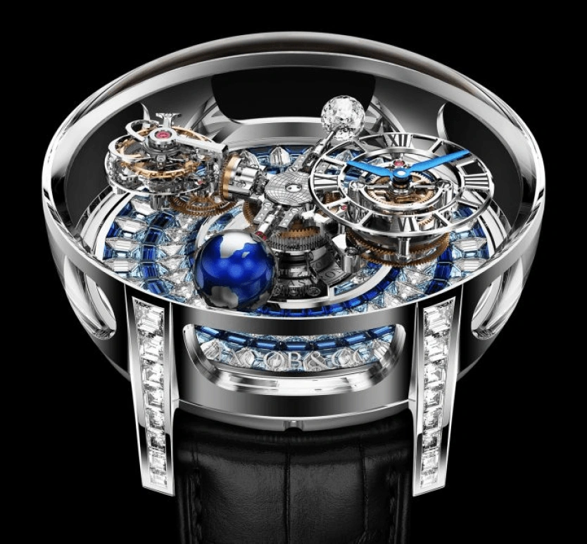 Jacob & Co.,Astronomia ,Gold,White Gold,Handwound,60hours,In-house Caliber,AT800,AT800.30.BD.UI.B