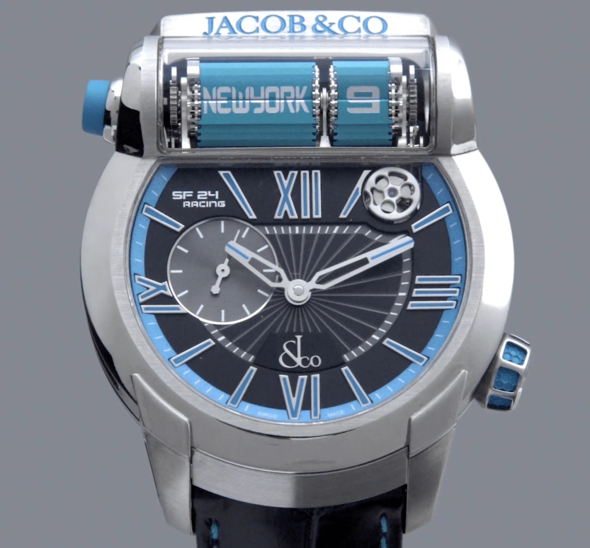 Jacob & Co.,EPIC 45mm,45mm,Titanium,48hours,In-house Caliber,Sapphire,ES101,ES101.20.NS.YB.A