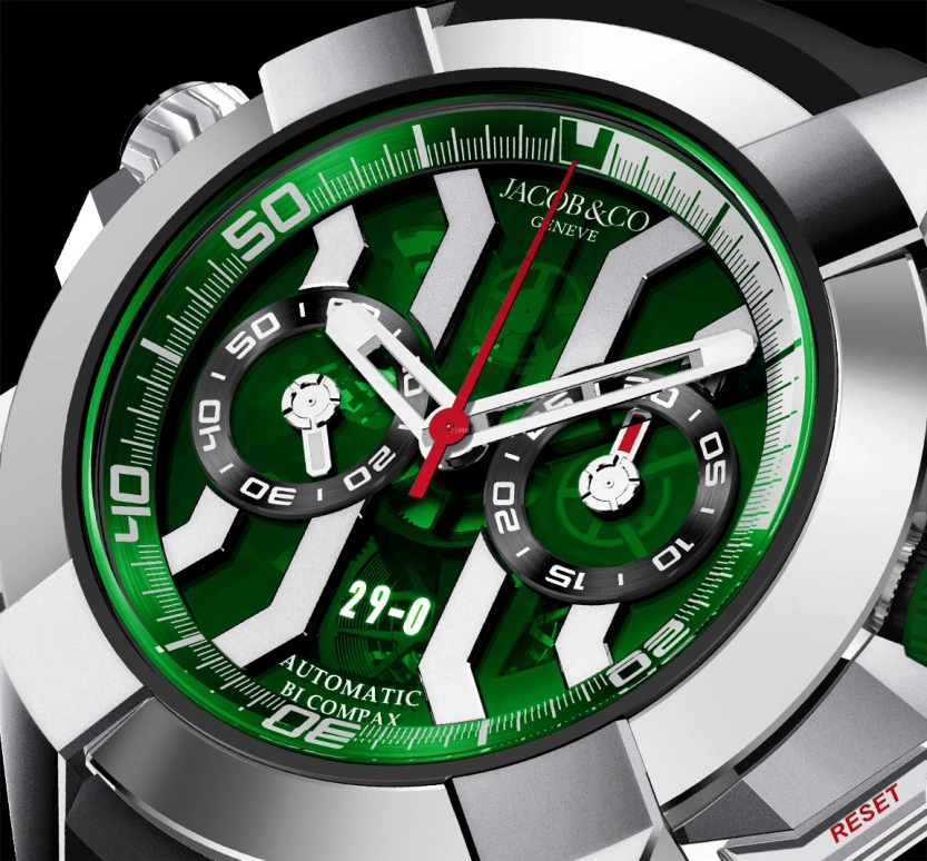 Jacob & Co.,EPIC ,Titanium,48hours,In-house Caliber,Sapphire,EC323,EC323.20.AB.AB.A