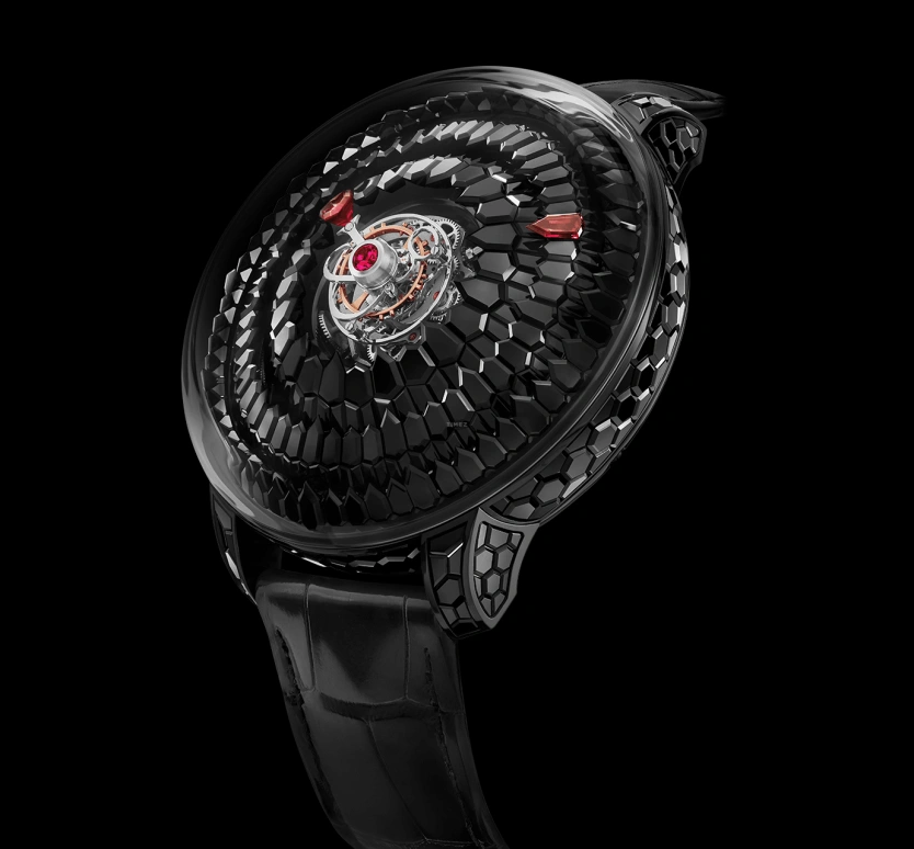 Jacob & Co.,the Mystery 50mm,50mm,Black Gold,Gold,Handwound,60hours,In-house Caliber,SN800,SN800.31.AA.UA.ABALA