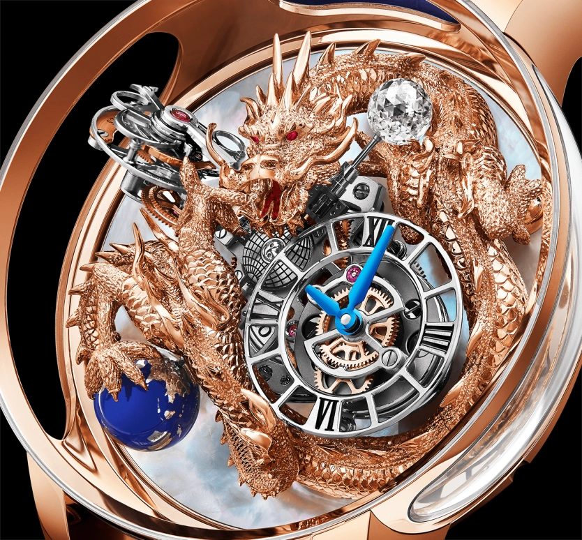 Jacob & Co.,Astronomia 50mm,50mm,Rose Gold,Sapphire,Gold,Handwound,60hours,In-house Caliber,AT102,AT102.40.DR.UE.A