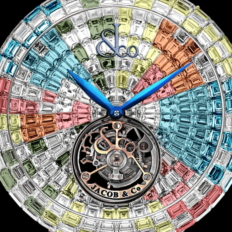 Jacob & Co.,Brilliant ,Gold,White Gold,Handwound,100hours,In-house Caliber,BT543,BT543.30.HX.UC.B