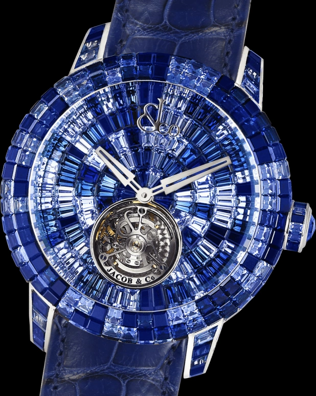 Jacob & Co.,Caviar Tourbillon 47mm,47mm,Gold,White Gold,Handwound,100hours,In-house Caliber,CV201,CV201.30.CB.CB.A
