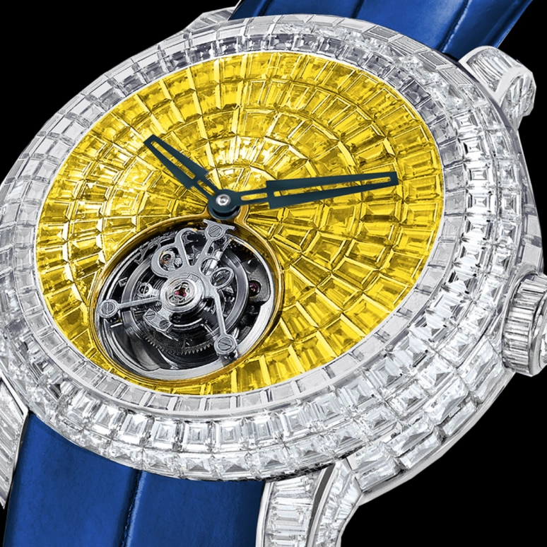 Jacob & Co.,Caviar Tourbillon ,Handwound,100hours,In-house Caliber,CV201,CV201.30.BD.BY.A
