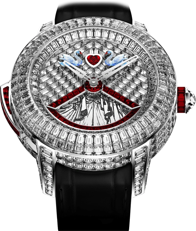 Jacob & Co.,Rasputin 47.60mm,47.60mm,White Gold,Silver,Minute Repeater,Sapphire,Round,CT200,CT200.30.BD.UB.A