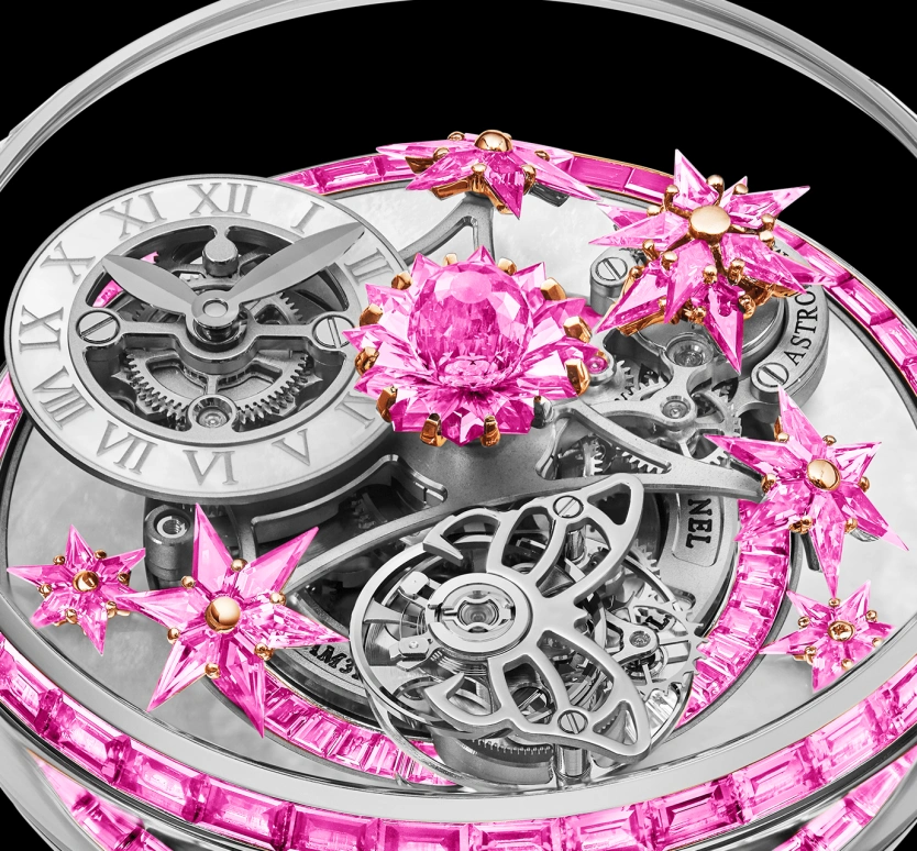 Jacob & Co.,Fleurs de Jardin ,Rose Gold,Gold,Handwound,48hours,In-house Caliber,AF321,AF321.40.BA.AD.A
