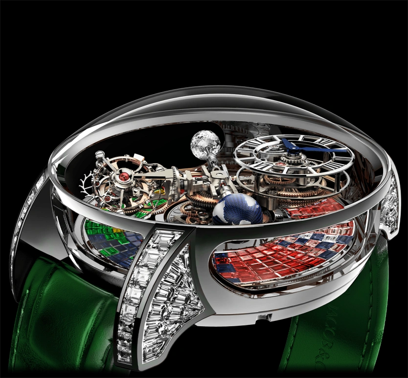 Jacob & Co.,Astronomia 50mm,50mm,Gold,White Gold,Handwound,60hours,In-house Caliber,AT800,AT800.30.BD.UC.A