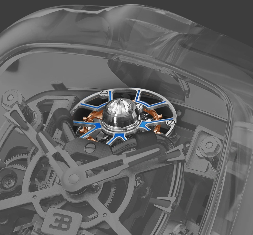 Jacob & Co.,Bugatti Chiron ,Titanium,Sapphire,Crystal,Handwound,60hours,In-house Caliber,BU210,BU210.80.AA.AA.BBRUA