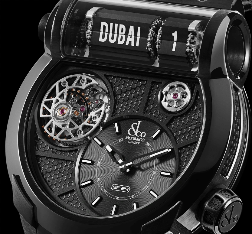 Jacob & Co.,EPIC ,Titanium,48hours,In-house Caliber,Sapphire,ES102,ES102.21.NS.AA.A