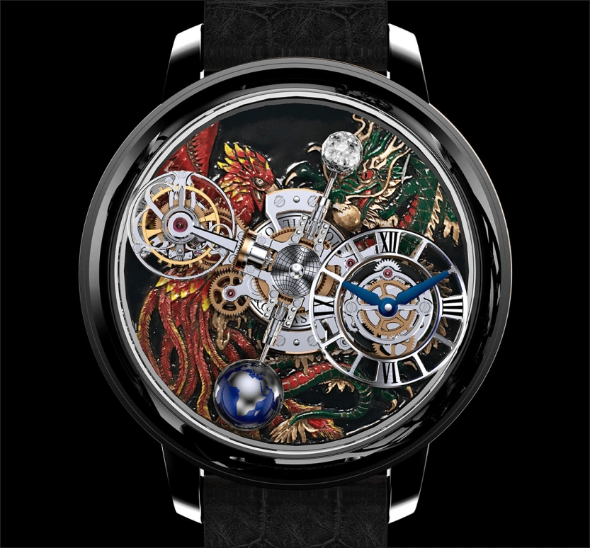 Jacob & Co.,Astronomia ,Black Gold,Gold,Handwound,60hours,In-house Caliber,AT100,AT100.31.AC.UA.B
