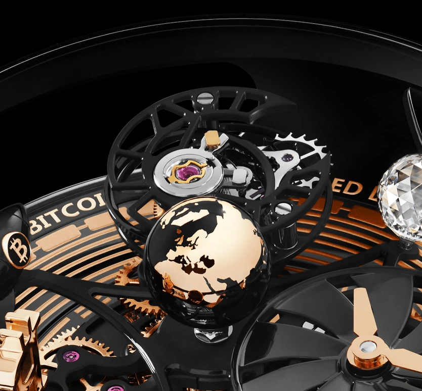 Jacob & Co.,Astronomia 44mm,44mm,Titanium,Sapphire,Handwound,48hours,In-house Caliber,AS310,AS310.21.AB.AA.A