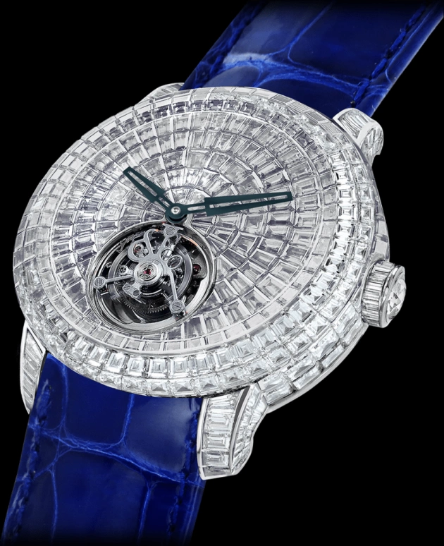 Jacob & Co.,Caviar Tourbillon ,Handwound,100hours,In-house Caliber,CV201,CV201.30.BD.BD.A