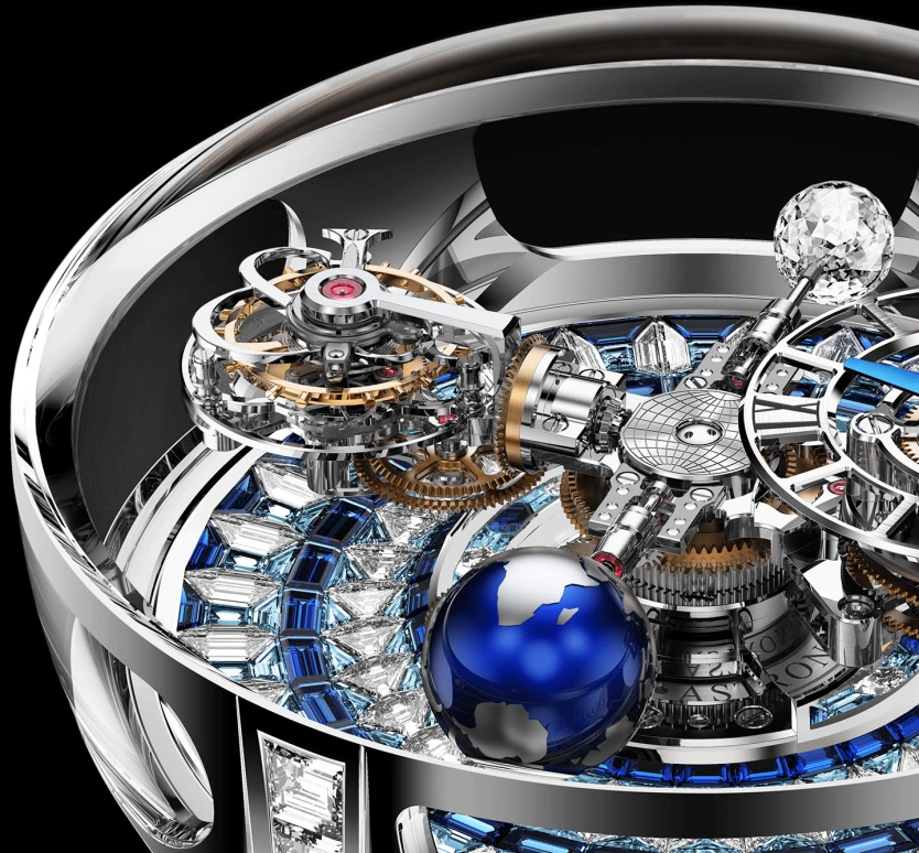 Jacob & Co.,Astronomia ,Gold,White Gold,Handwound,60hours,In-house Caliber,AT800,AT800.30.BD.UI.B