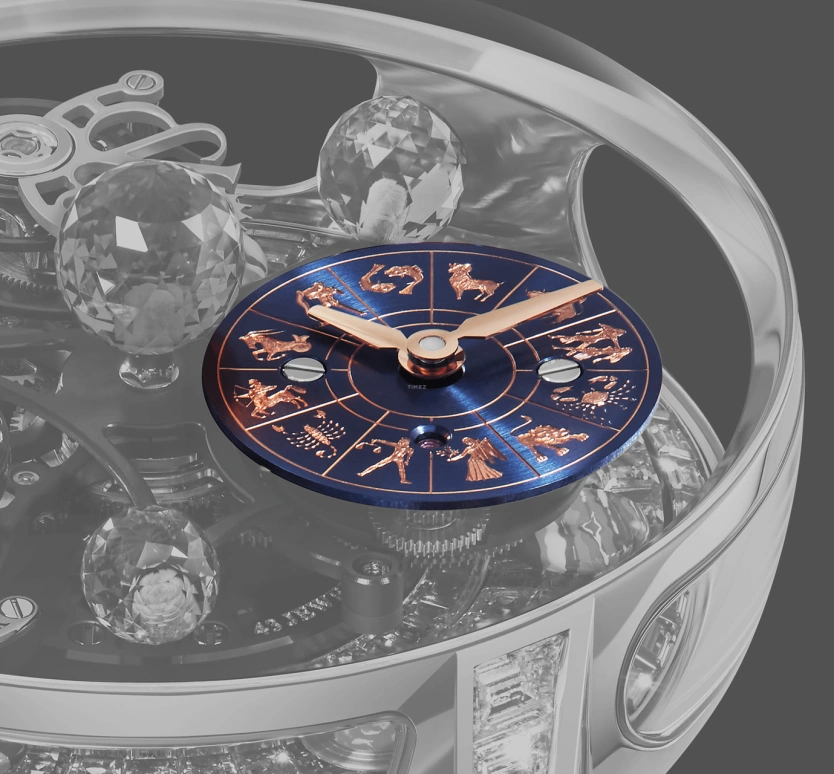 Jacob & Co.,Astronomia 44mm,44mm,Rose Gold,Gold,Handwound,48hours,In-house Caliber,AS910,AS910.40.BD.UB.ABALA