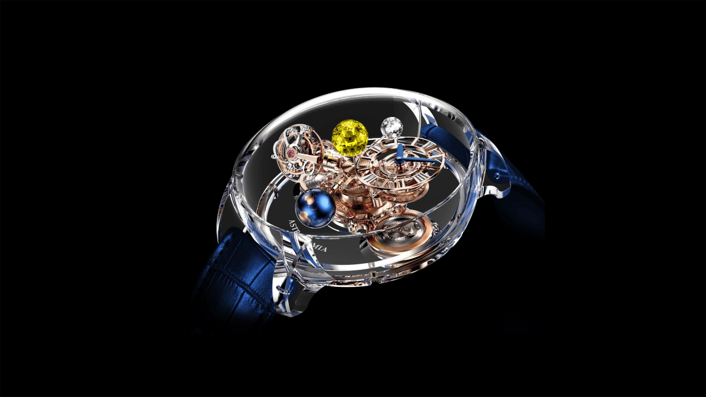 Jacob & Co.,Astronomia ,Sapphire,Handwound,60hours,In-house Caliber,AT125,AT125.80.AA.SD.A