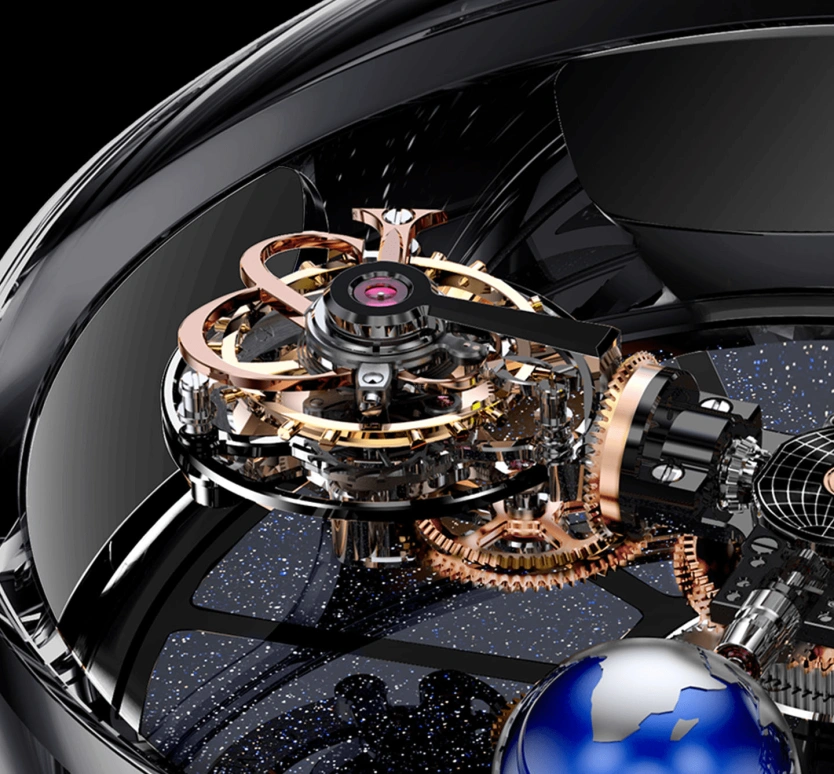 Jacob & Co.,Astronomia ,Ceramic,Handwound,60hours,In-house Caliber,AT100,AT100.95.KN.SD.B