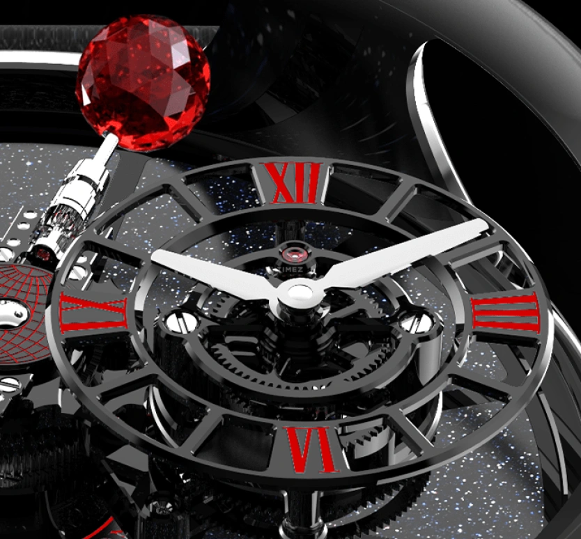 Jacob & Co.,Astronomia ,Ceramic,Handwound,60hours,In-house Caliber,AT100,AT100.95.KR.SR.B