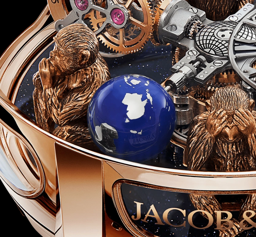 Jacob & Co.,Astronomia ,Rose Gold,Gold,Handwound,60hours,In-house Caliber,AT102,AT102.40.AB.UA.ABALA