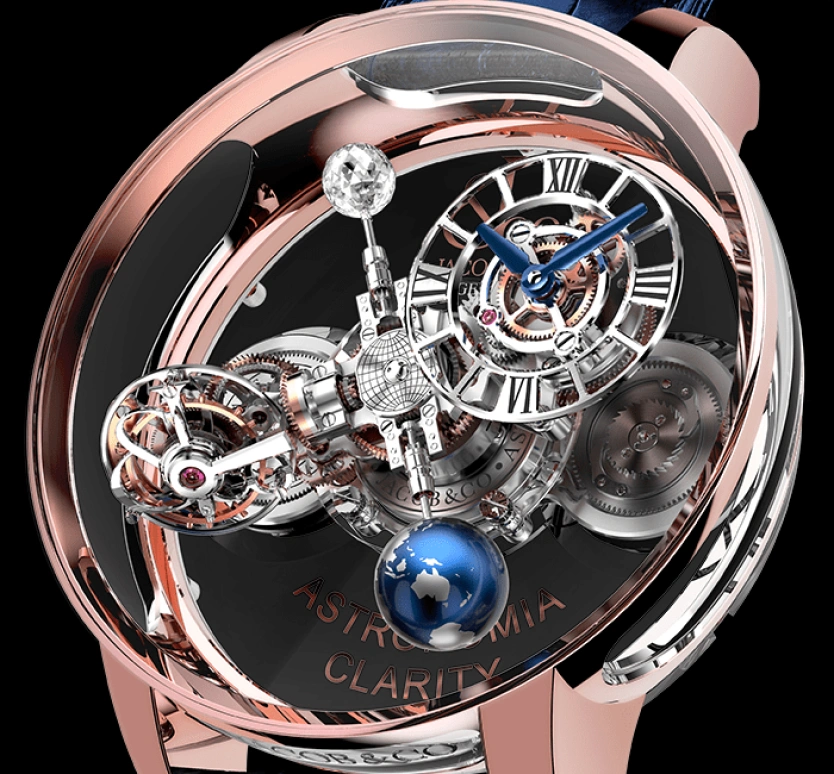 Jacob & Co.,Astronomia 50mm,50mm,Rose Gold,Gold,Handwound,60hours,In-house Caliber,AT120,AT120.40.AD.SD.A