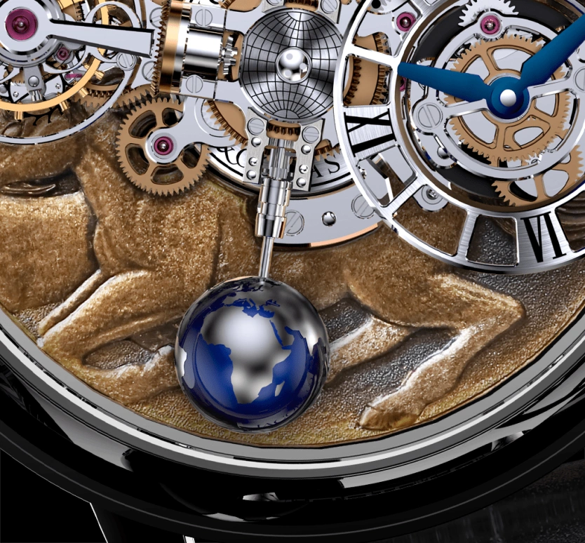 Jacob & Co.,Astronomia ,Handwound,60hours,In-house Caliber,AT100,AT100.31.AC.UB.B