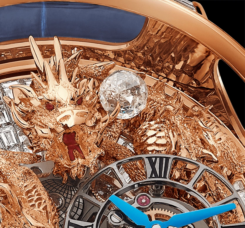Jacob & Co.,Astronomia 50mm,50mm,Rose Gold,Sapphire,Gold,Handwound,60hours,In-house Caliber,AT802,AT802.40.DR.BD.ABALA