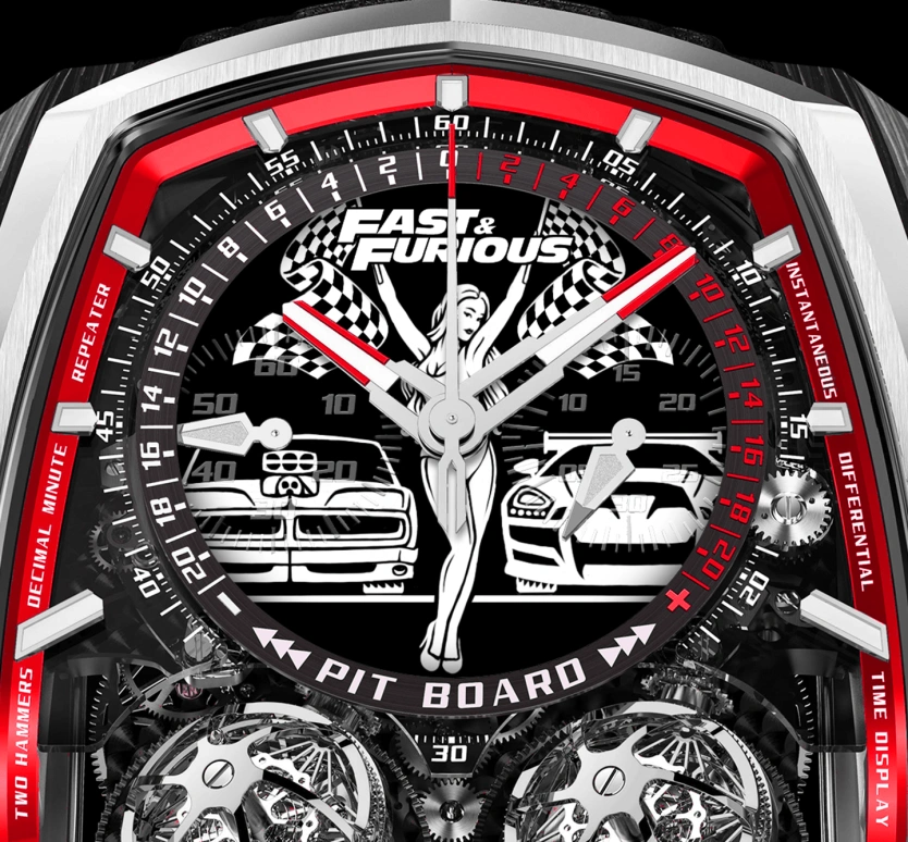 Jacob & Co.,Twin Turbo Furious ,Titanium,Carbon,Sapphire,TT200,TT200.21.AC.AC.ABVEA
