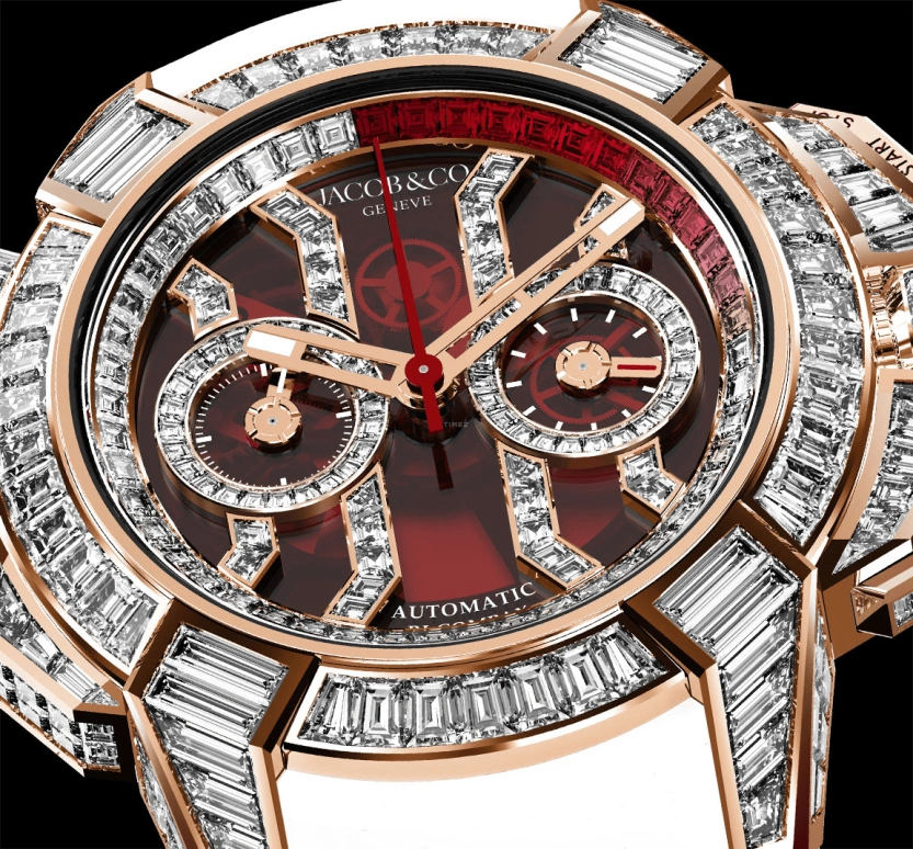Jacob & Co.,EPIC ,Rose Gold,Gold,Sapphire,EC422,EC422.40.BW.RD.A