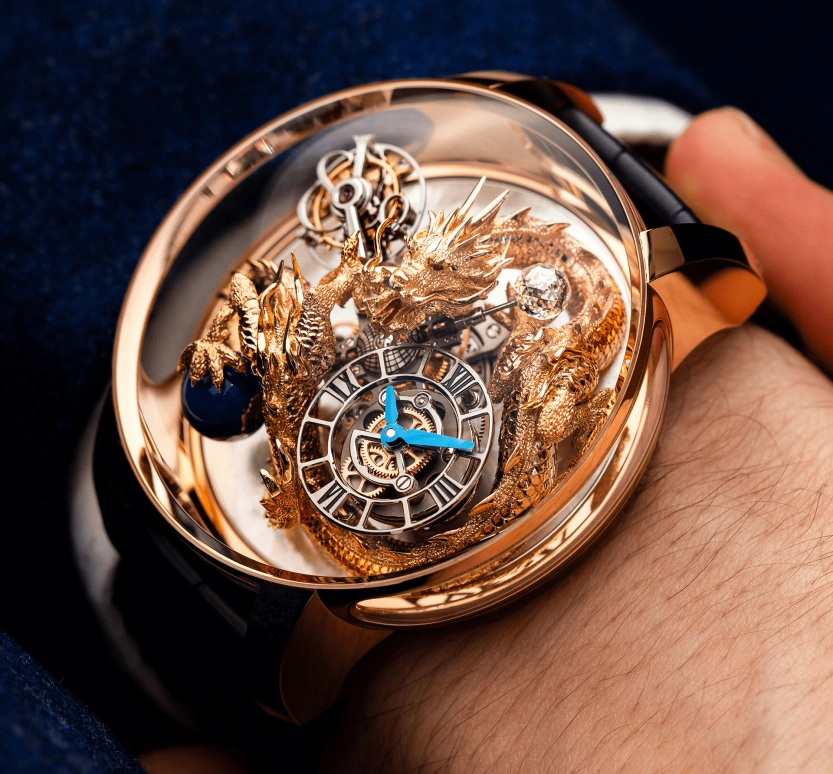 Jacob & Co.,Astronomia 50mm,50mm,Rose Gold,Sapphire,Gold,Handwound,60hours,In-house Caliber,AT102,AT102.40.DR.UE.A