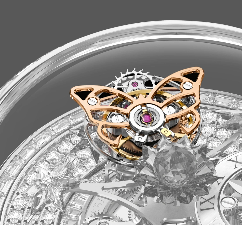 Jacob & Co.,Fleurs de Jardin ,Rose Gold,Gold,Sapphire,AF321,AF321.40.BA.AG.BBSA