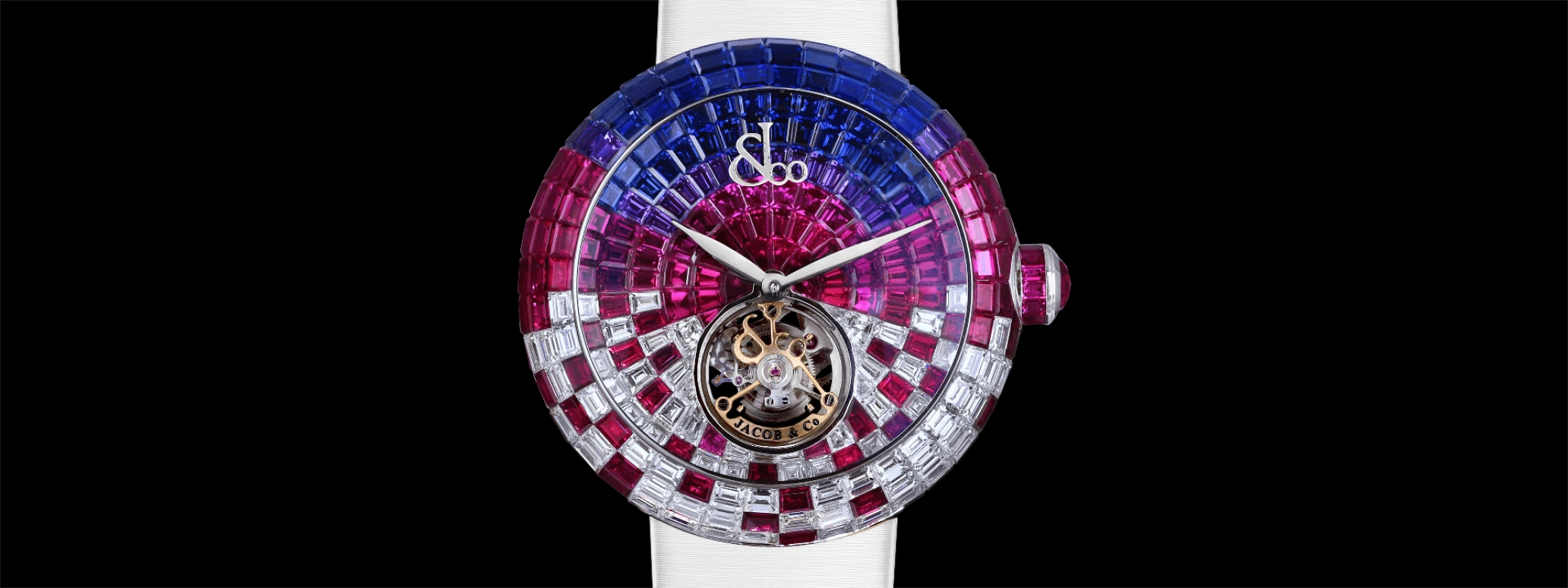Jacob & Co.,Brilliant ,Gold,White Gold,Handwound,In-house Caliber,BT543,BT543.30.SX.UC.B