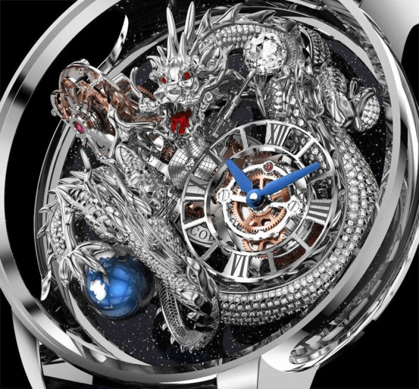 Jacob & Co.,Astronomia ,Sapphire,Gold,White Gold,Handwound,60hours,In-house Caliber,AT102,AT102.30.DR.UA.A