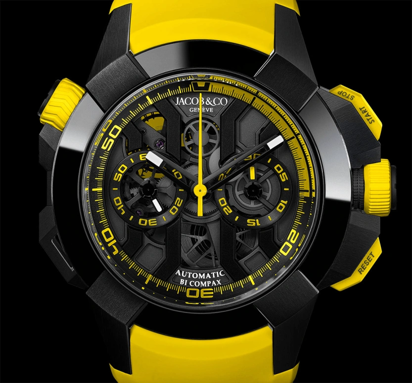 Jacob & Co.,EPIC ,Titanium,48hours,In-house Caliber,Sapphire,EC313,EC313.21.SB.BV.D
