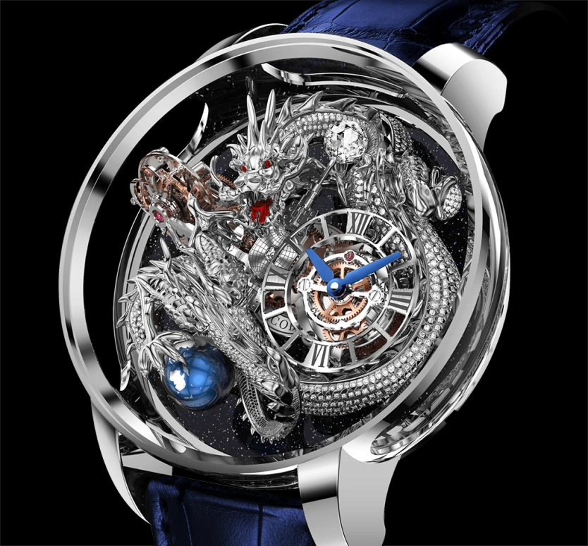 Jacob & Co.,Astronomia ,Sapphire,Gold,White Gold,Handwound,60hours,In-house Caliber,AT102,AT102.30.DR.UA.A