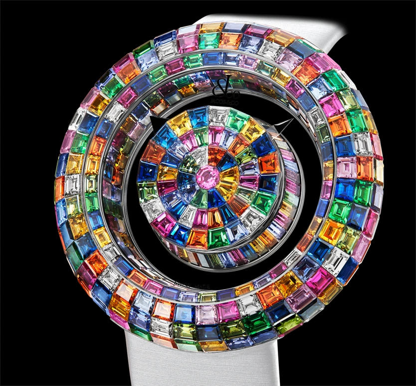 Jacob & Co.,Brilliant 44mm,44mm,Gold,White Gold,Quartz,Sapphire,White Gold,Gold,Sapphire,BM555,BM555.30.AB.UA.C