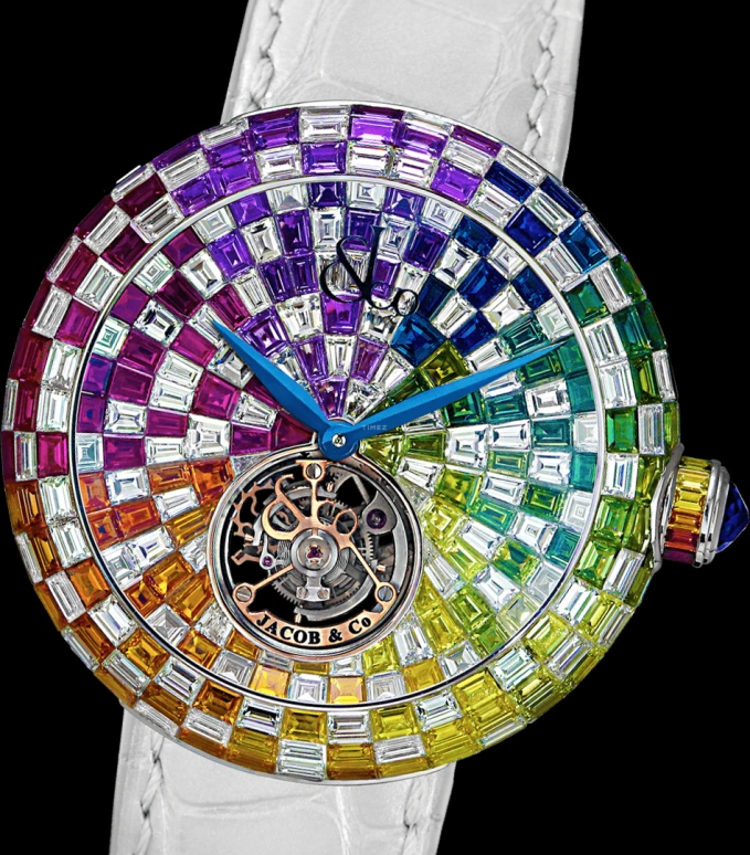 Jacob & Co.,Brilliant 47mm,47mm,Gold,White Gold,Handwound,100hours,In-house Caliber,BT543,BT543.30.HX.HX.B