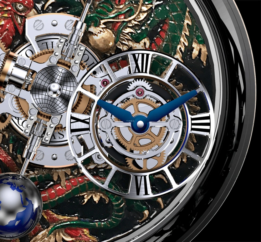 Jacob & Co.,Astronomia ,Black Gold,Gold,Handwound,60hours,In-house Caliber,AT100,AT100.31.AC.UA.B