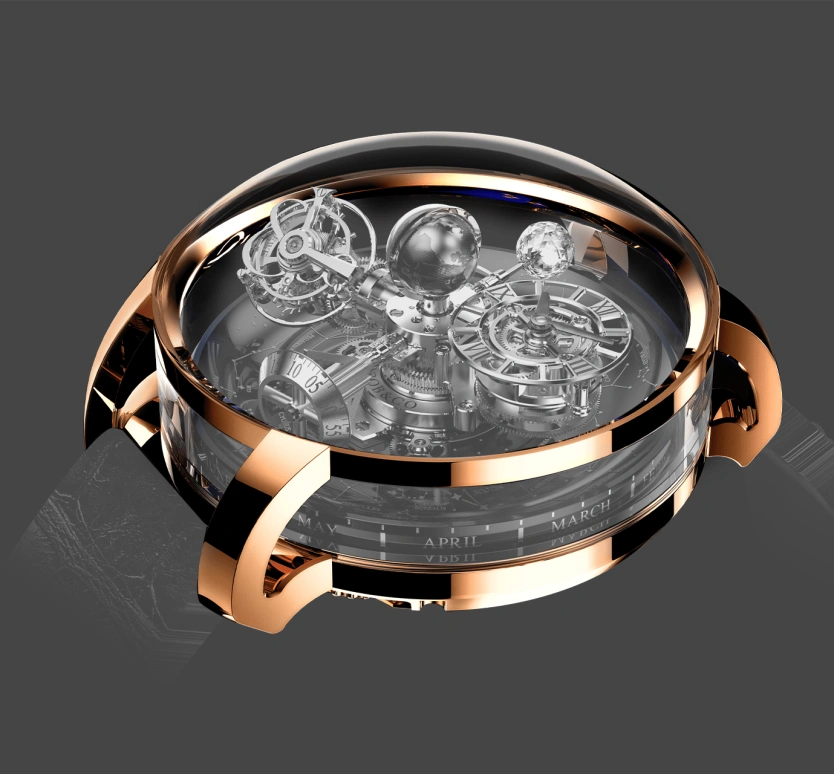 Jacob & Co.,Astronomia 47mm,47mm,Rose Gold,Gold,Handwound,60hours,In-house Caliber,AT110,AT110.40.AA.WD.A