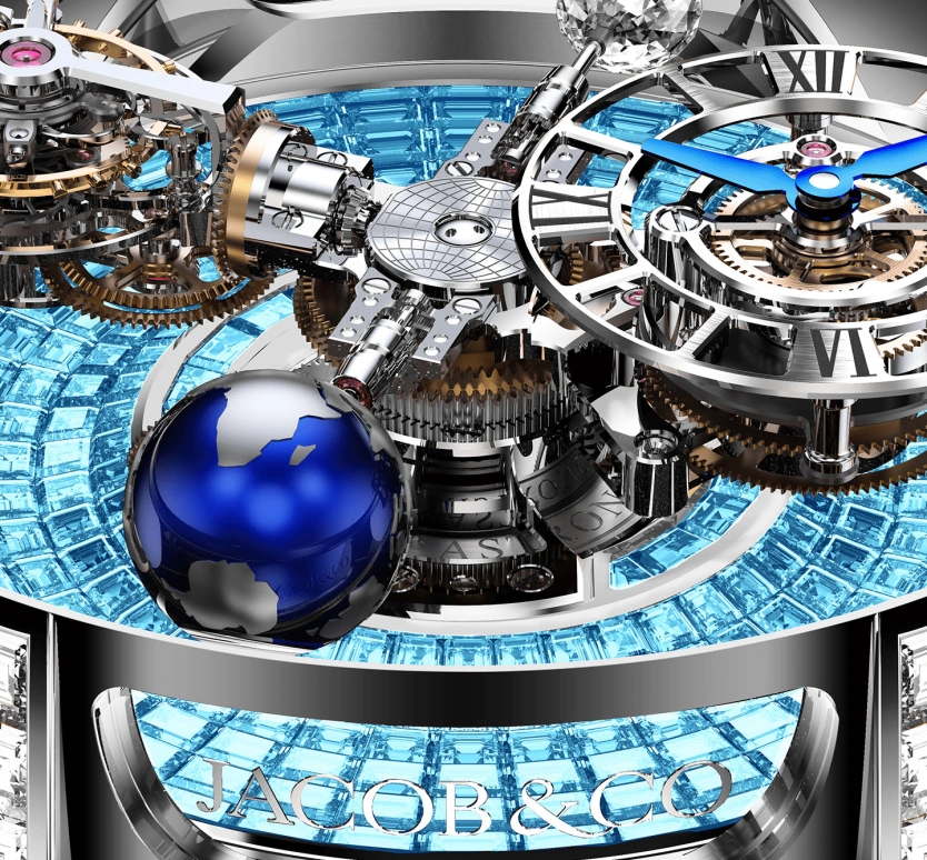 Jacob & Co.,Astronomia ,Gold,White Gold,Handwound,60hours,In-house Caliber,AT800,AT800.30.BD.BI.B